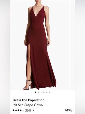 Dress the Population Evening Gown – Elegant, Timeless, Flattering Fit